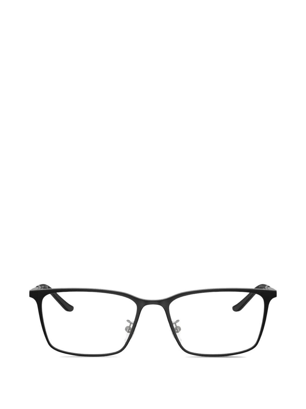 Emporio Armani rectangle-frame glasses - Schwarz