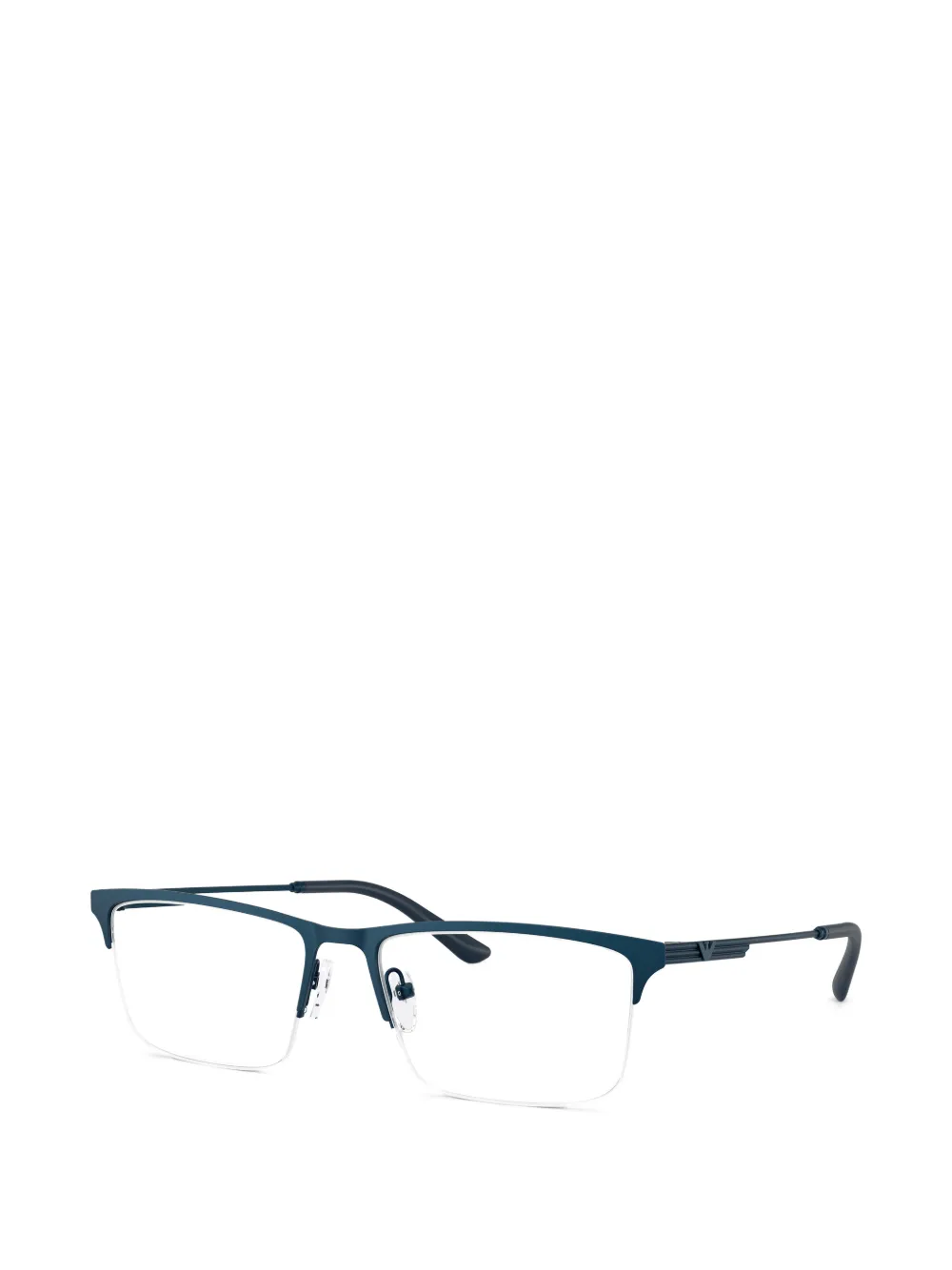 Emporio Armani Bril met rechthoekig montuur Blauw