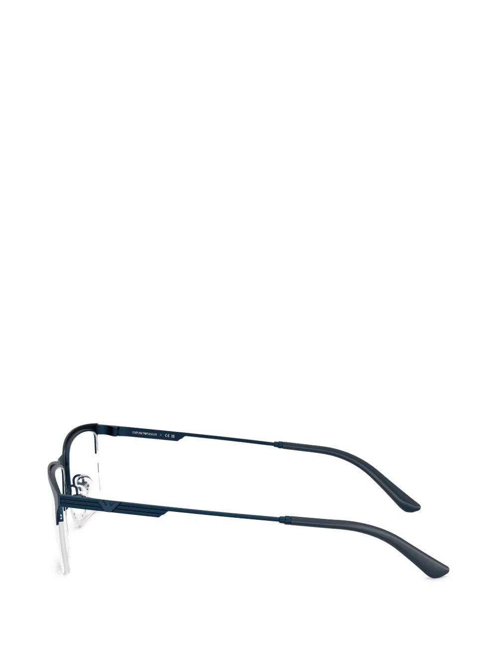 Emporio Armani Bril met rechthoekig montuur Blauw