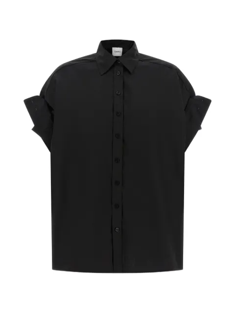 Nude long-sleeve shirt