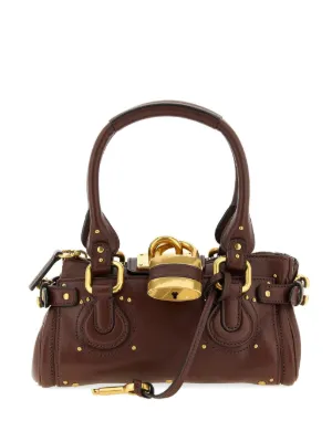 Chloé パディントン ショルダーバッグ | ブラック | FARFETCH JP