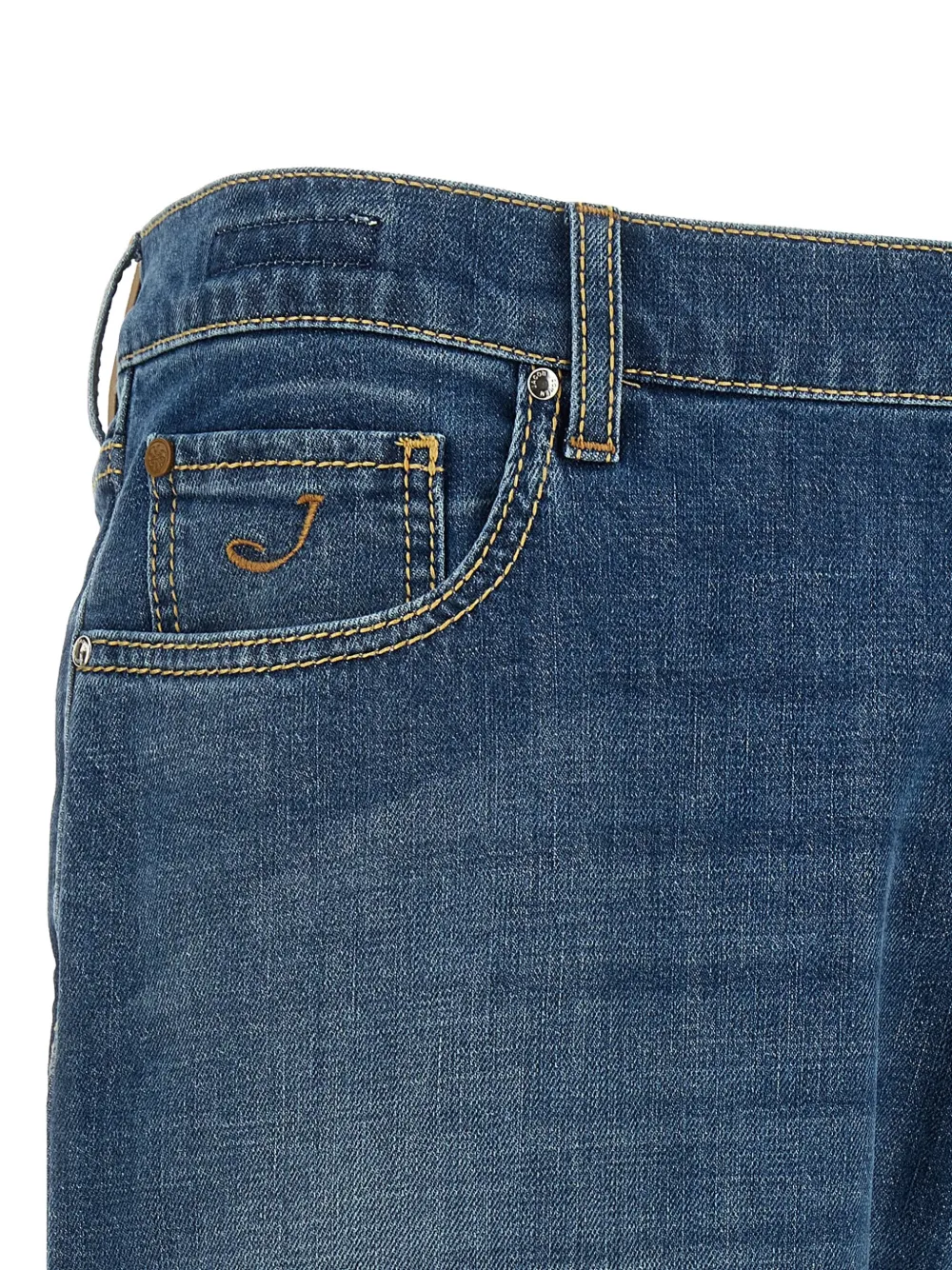 Jacob Cohën Edo jeans met stonewashed-effect Blauw