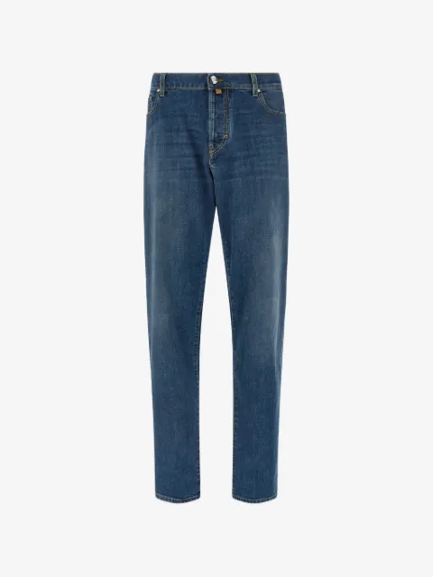 Jacob Cohën Edo Jeans mit Stone-Wash-Effekt
