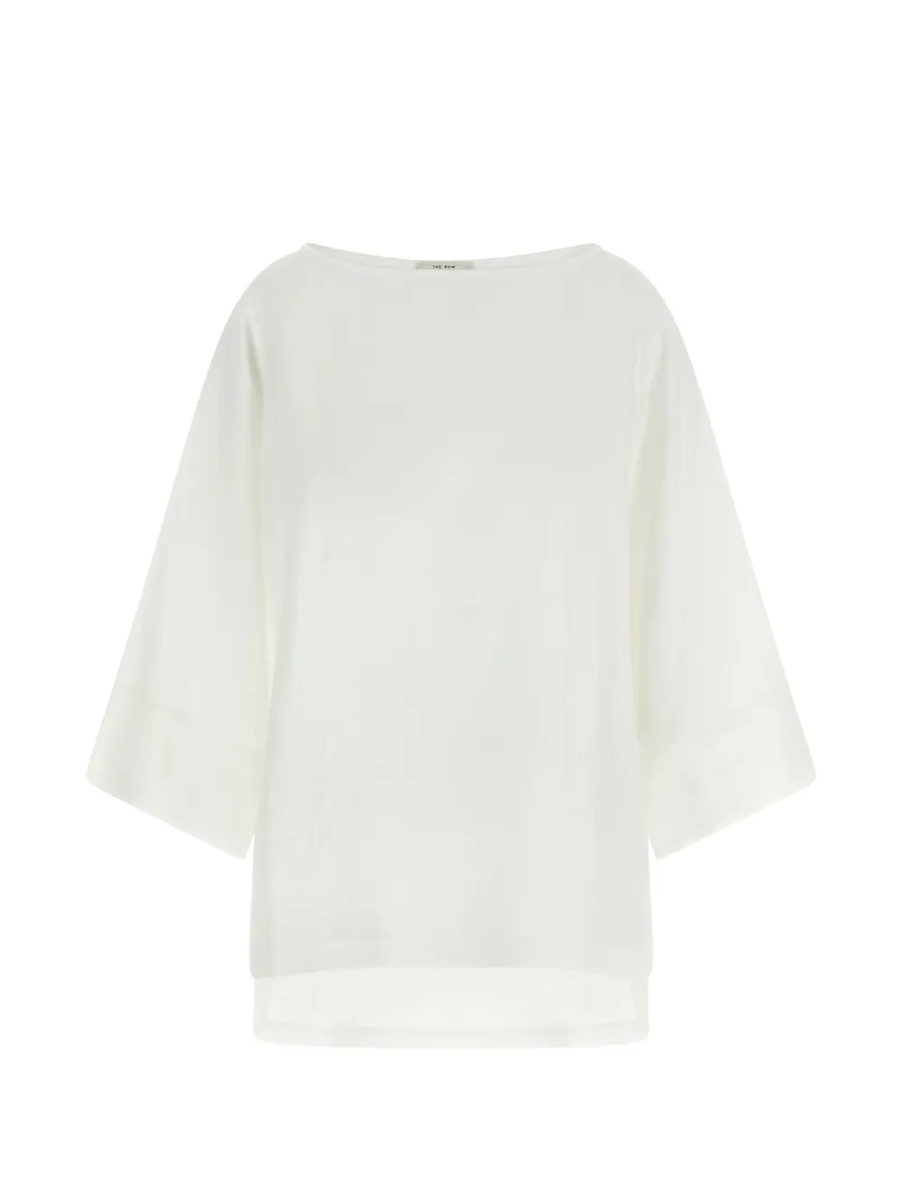 The Row Junia boat-neck blouse - Bianco