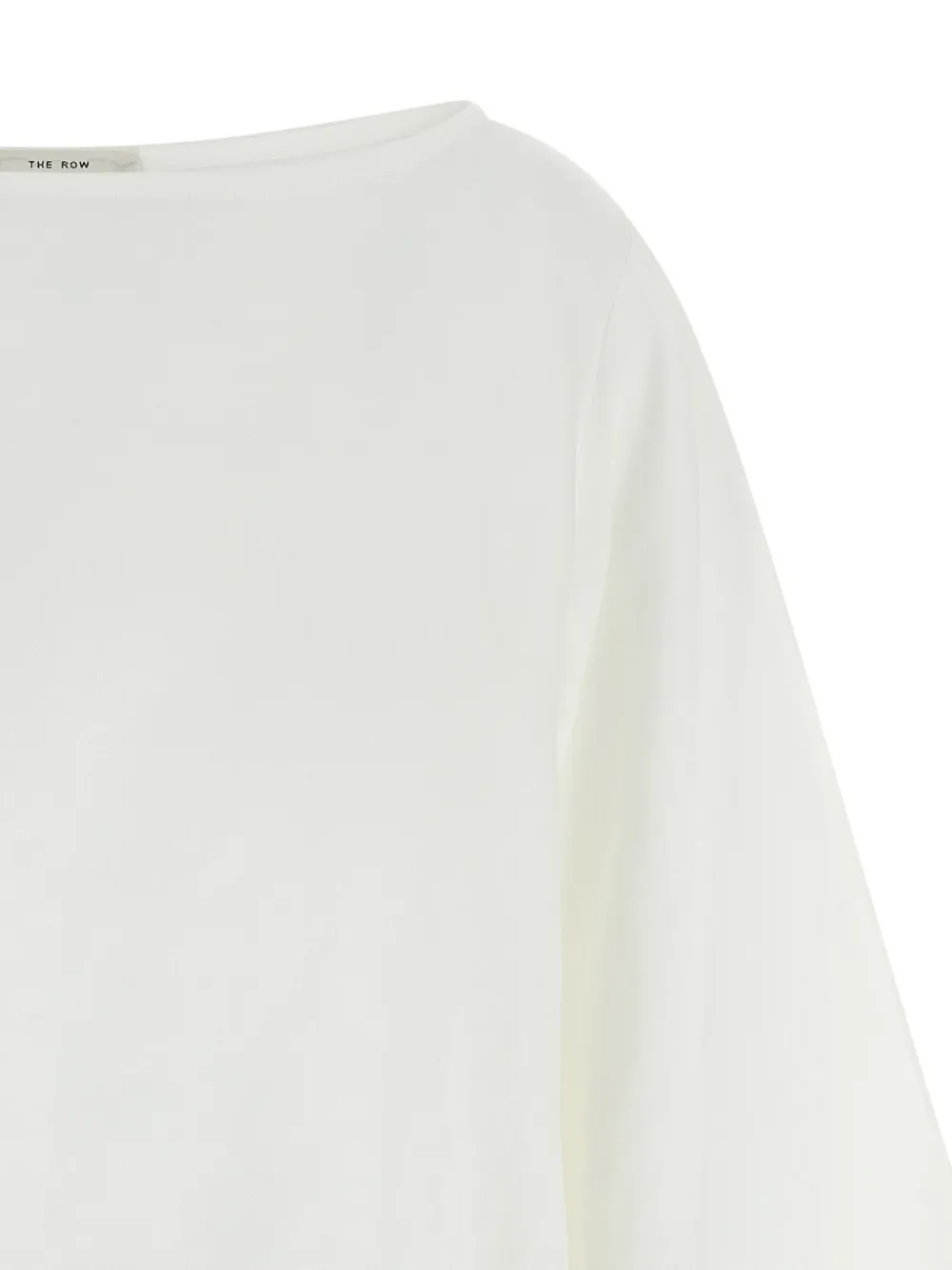  The Row Junia Boat-neck Blouse - White 