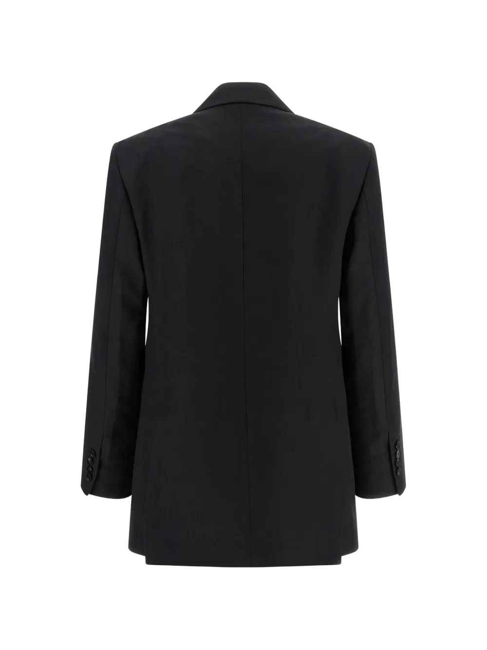  Alberto Biani Double-breasted Peak-lapels Coat - Black 