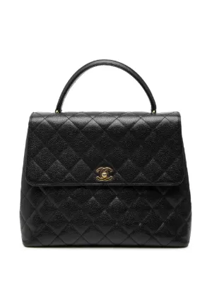 CHANEL Pre-Owned 1997-1999 キルティング ビジネスバッグ | ブラック