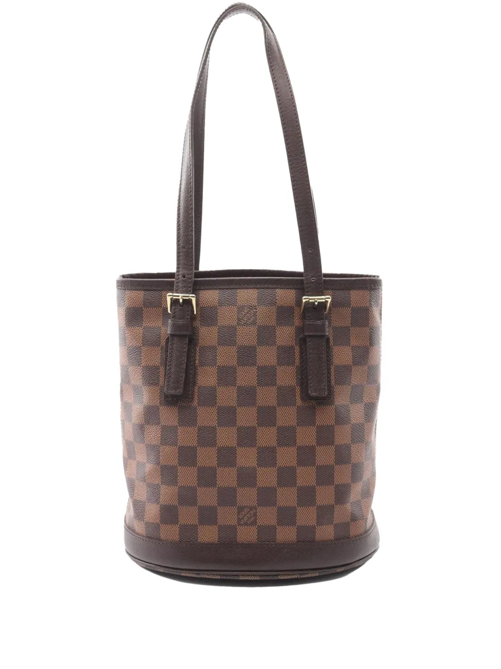 Louis Vuitton Pre-Owned 1998 Damier Ebene Marais bucket bag - Marrone