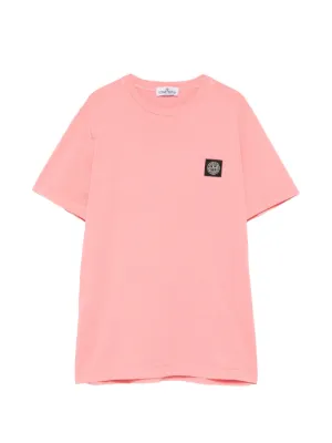 本日中削除※STONE  JUNIOR Tシャツ ピンク Stone Island Junior ロゴ Tシャツ | ピンク | FARFETCH JP