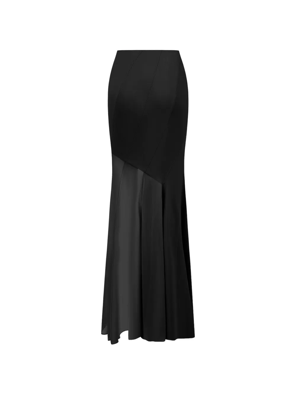  Oude Waag Panelled Maxi Skirt - Black 
