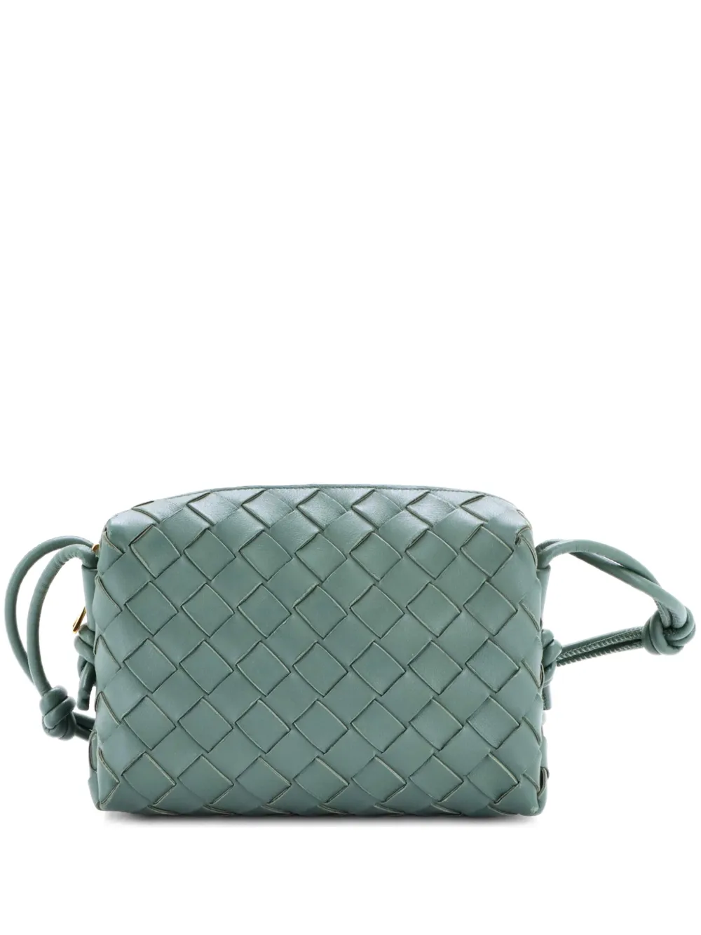 Bottega Veneta Pre-Owned Loop Intrecciato Nappa Mini crossbody bag - Verde