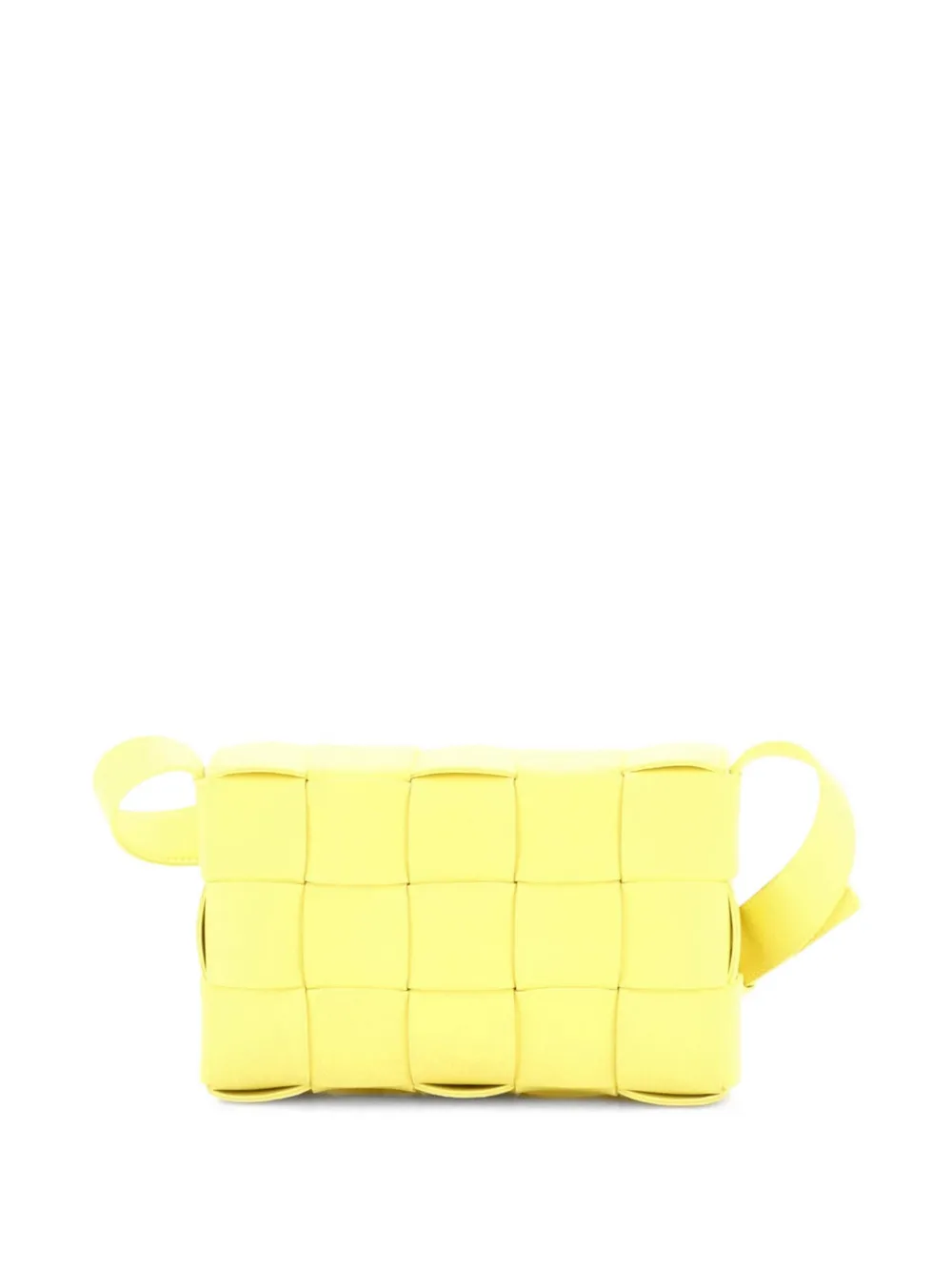 Cassette Maxi Intrecciato Leather Small Crossbody Bag