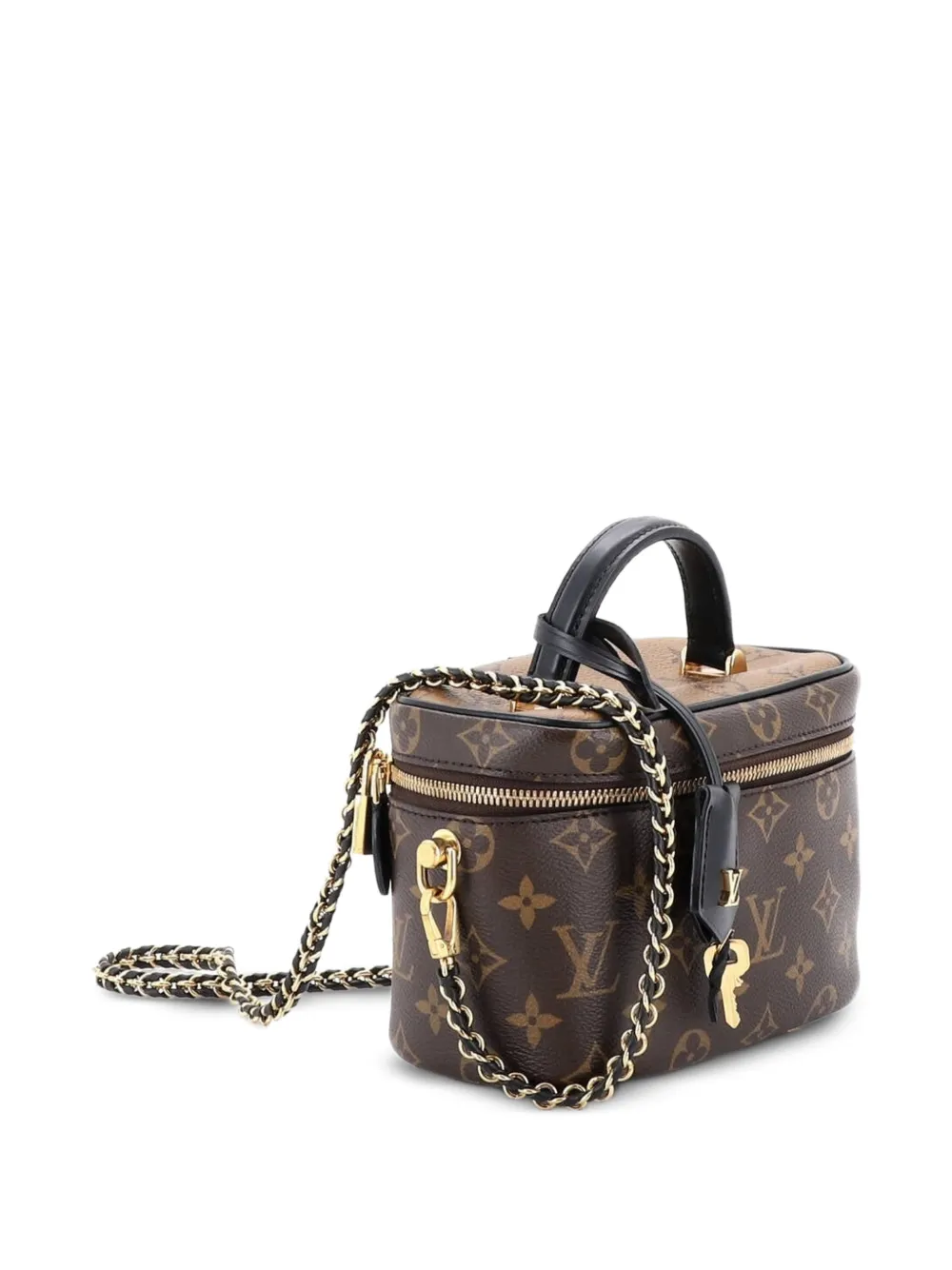 Louis Vuitton Pre-Owned Vanity Handbag Reverse Monogram Canvas PM satchel - Marrone