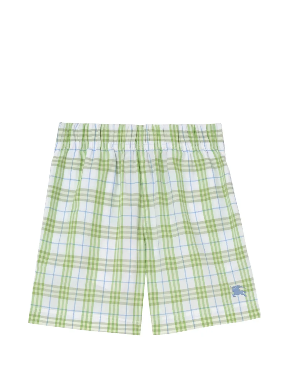 Burberry Kids Check cotton shorts - White