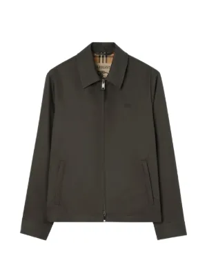Burberry Harrington Cotton Shirt Jacket | Brown | FARFETCH