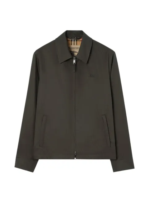 Burberry tropical gabardine Bloomsbury Harrington jacket