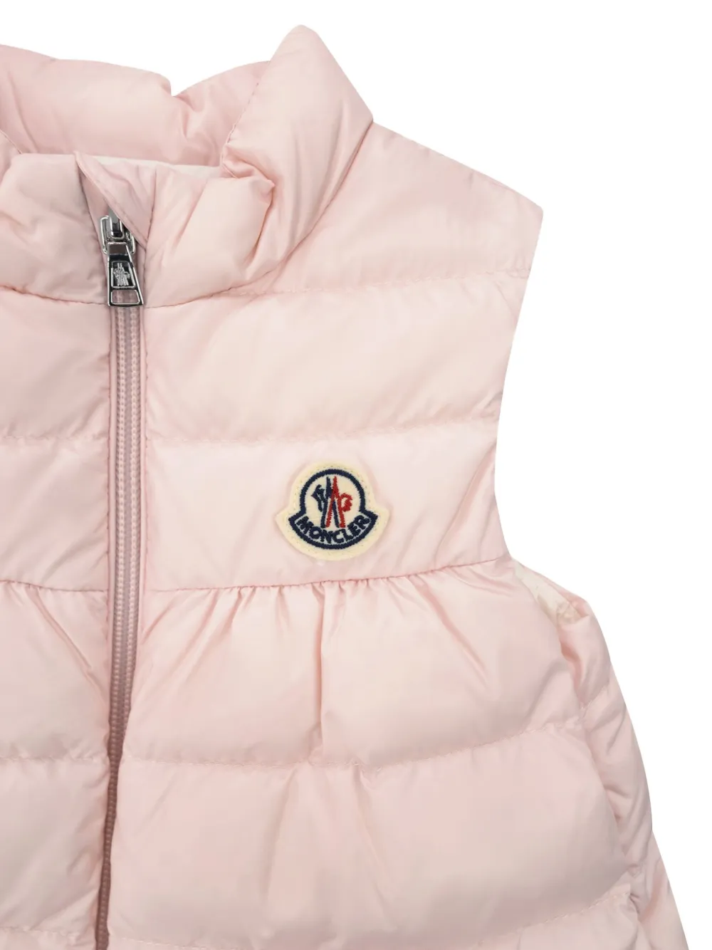 Moncler Enfant Hiva bodywarmer met rits Roze