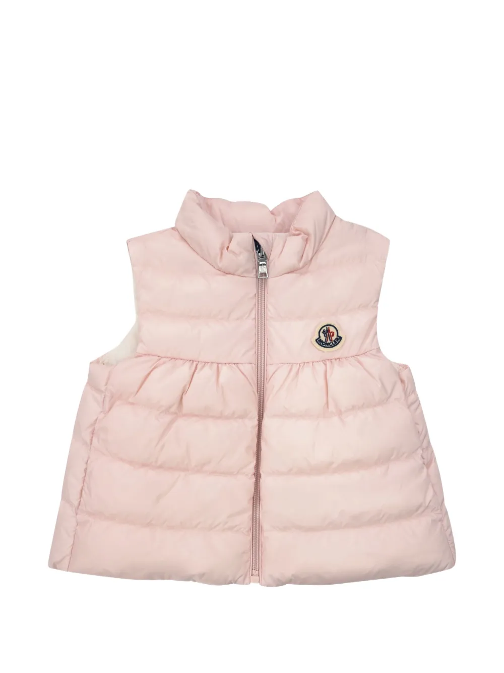 Moncler Enfant Hiva bodywarmer met rits Roze
