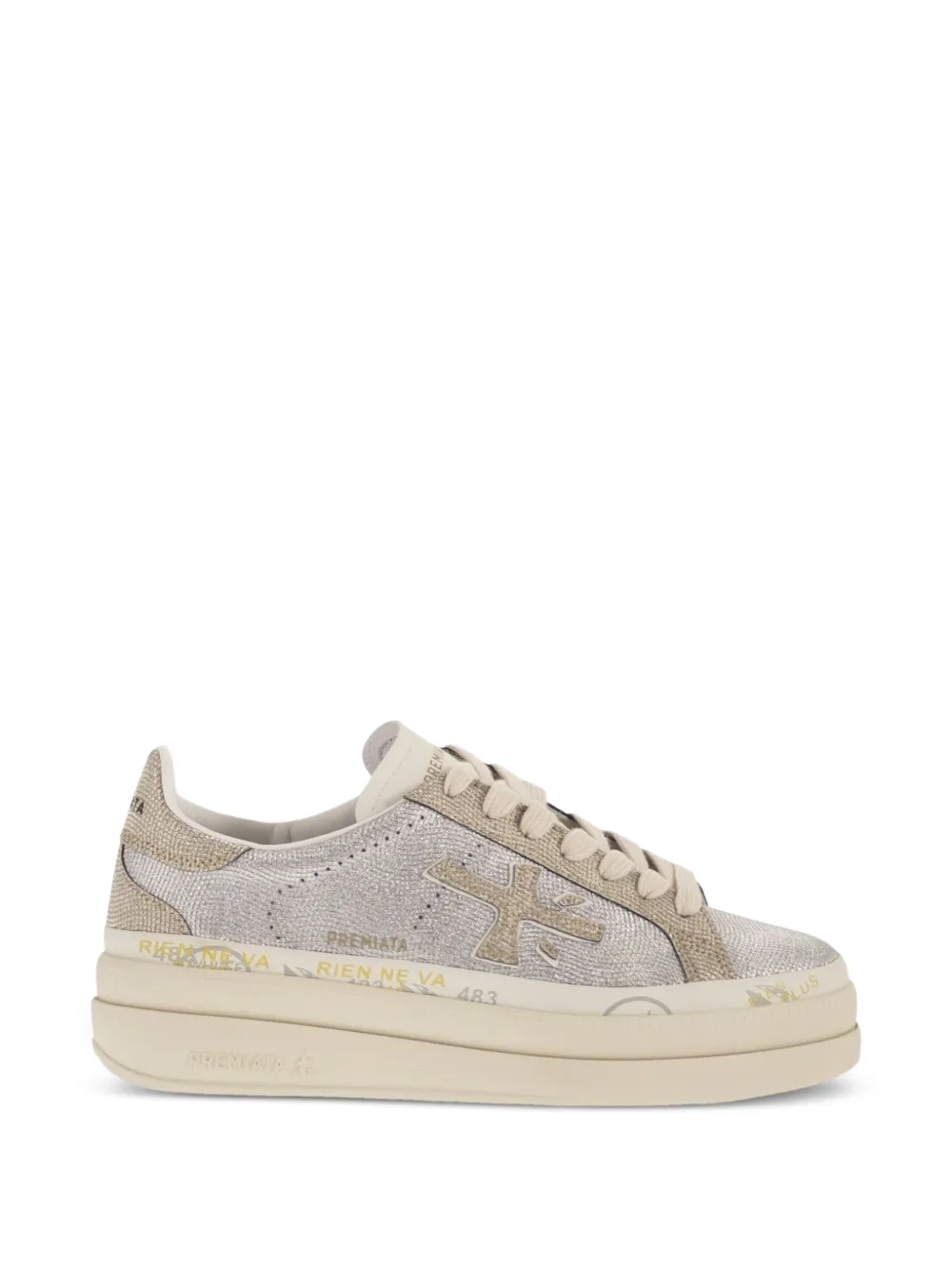 Premiata Claudia 8132 sneakers Zilver