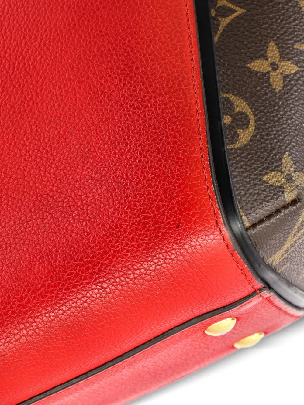 Kimono Handbag Monogram Canvas And Leather Mm Tote Bag