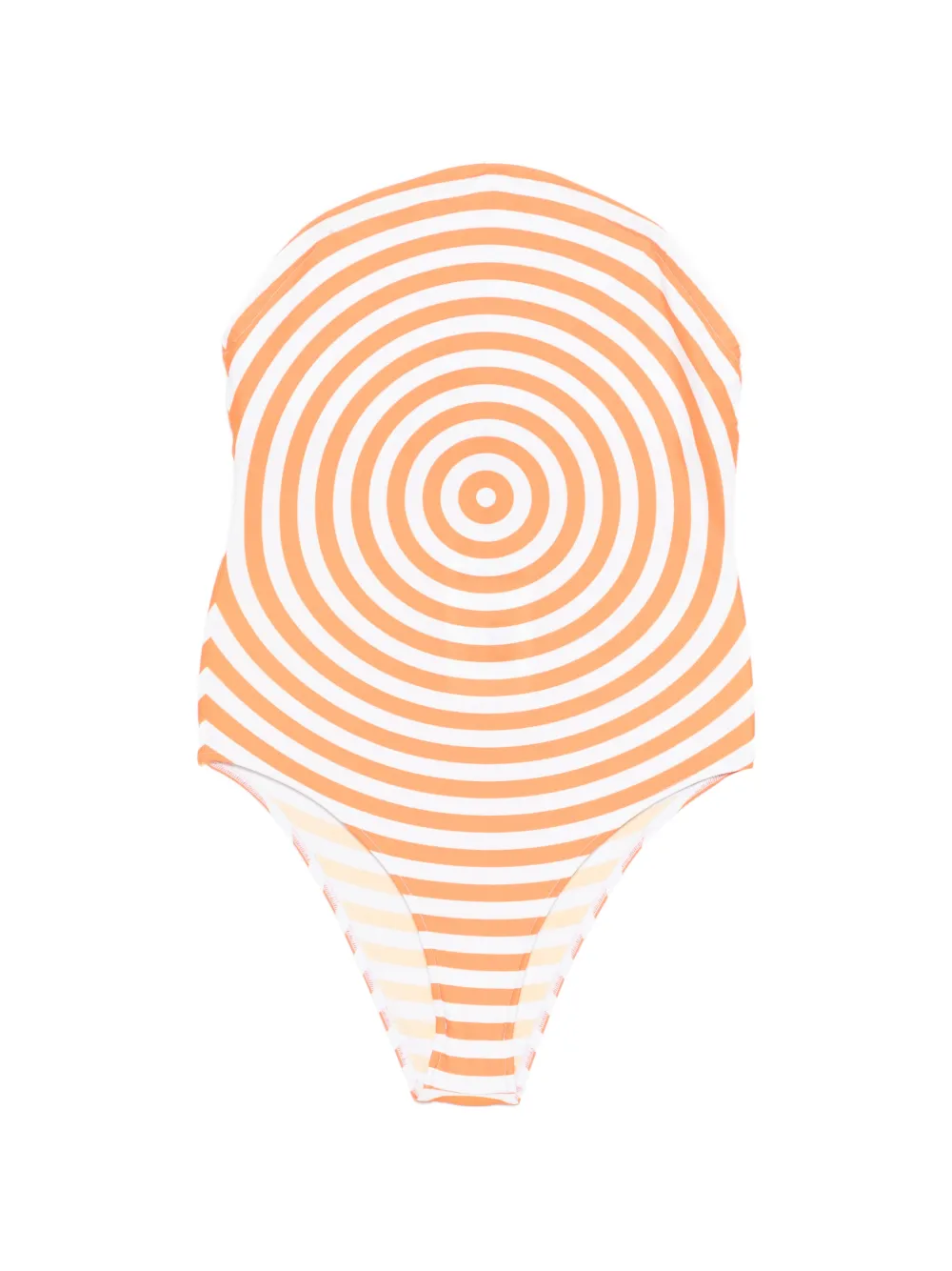 Jean Paul Gaultier striped swimsuit - Arancione