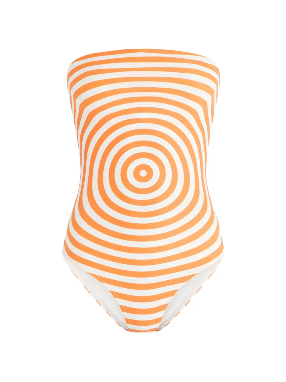 Jean Paul Gaultier striped swimsuit - Orange