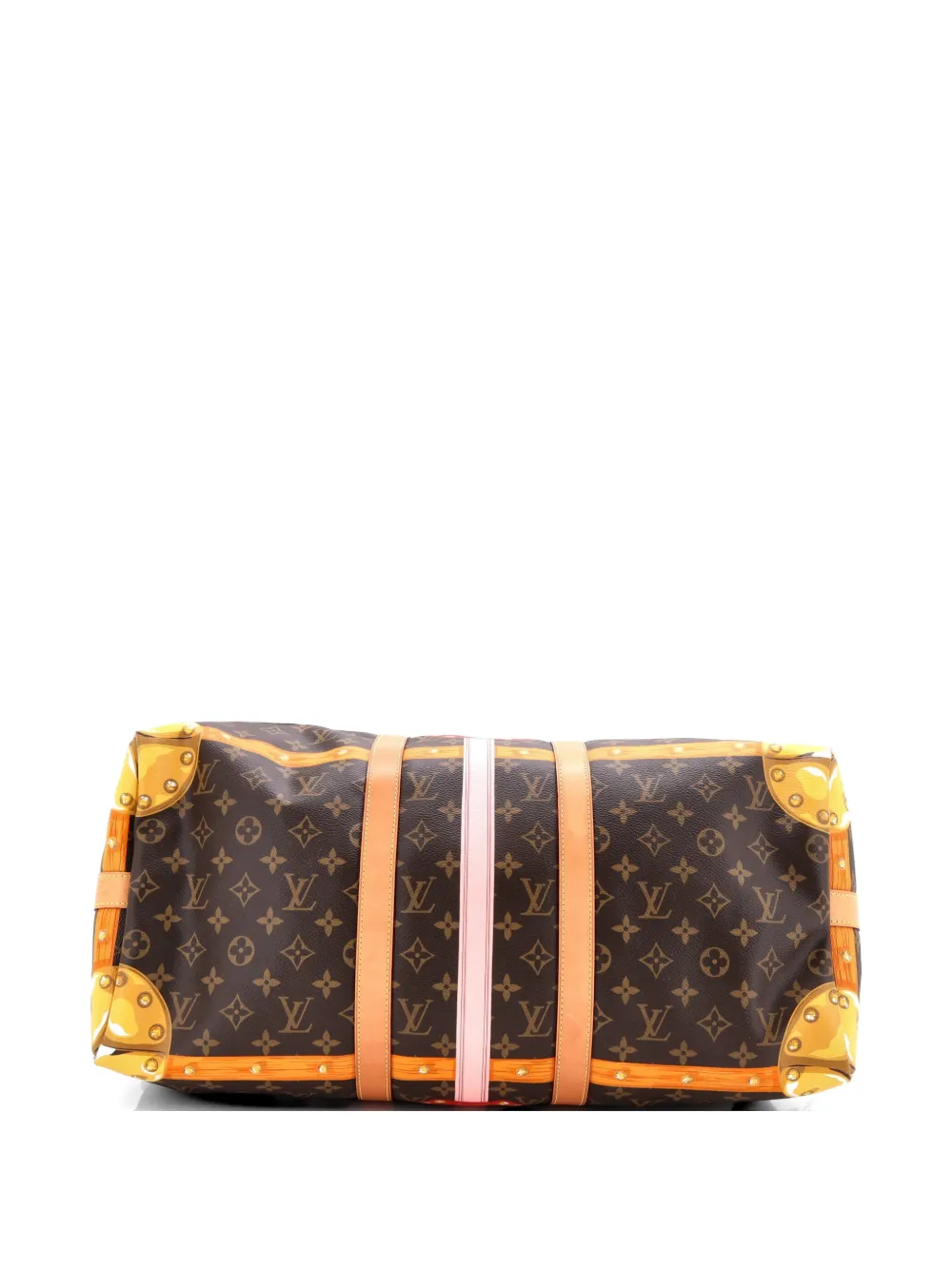 Keepall Bandouliere Bag Limited Edition Summer Trunks Monogram Canvas 50 Travel Bag