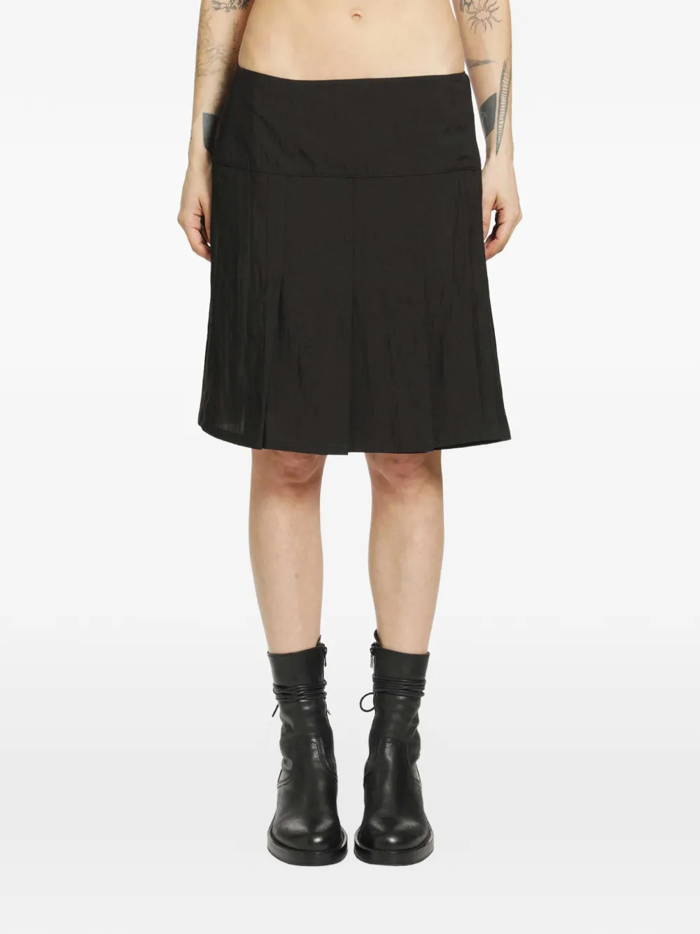 OUR LEGACY girdle skirt - Nero