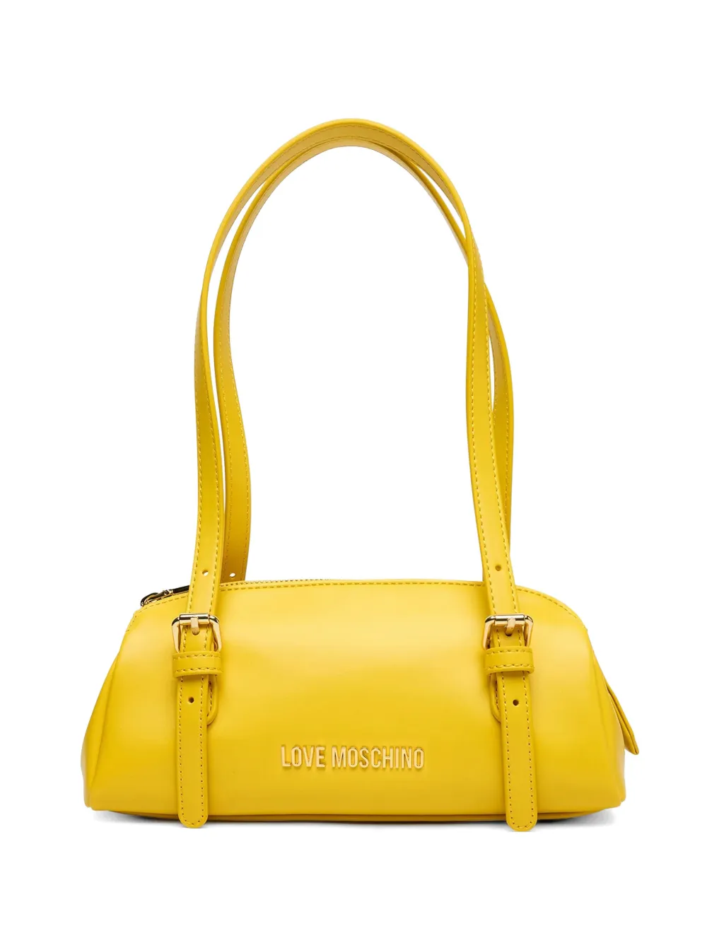 Love Moschino buckle shoulder bag - Giallo