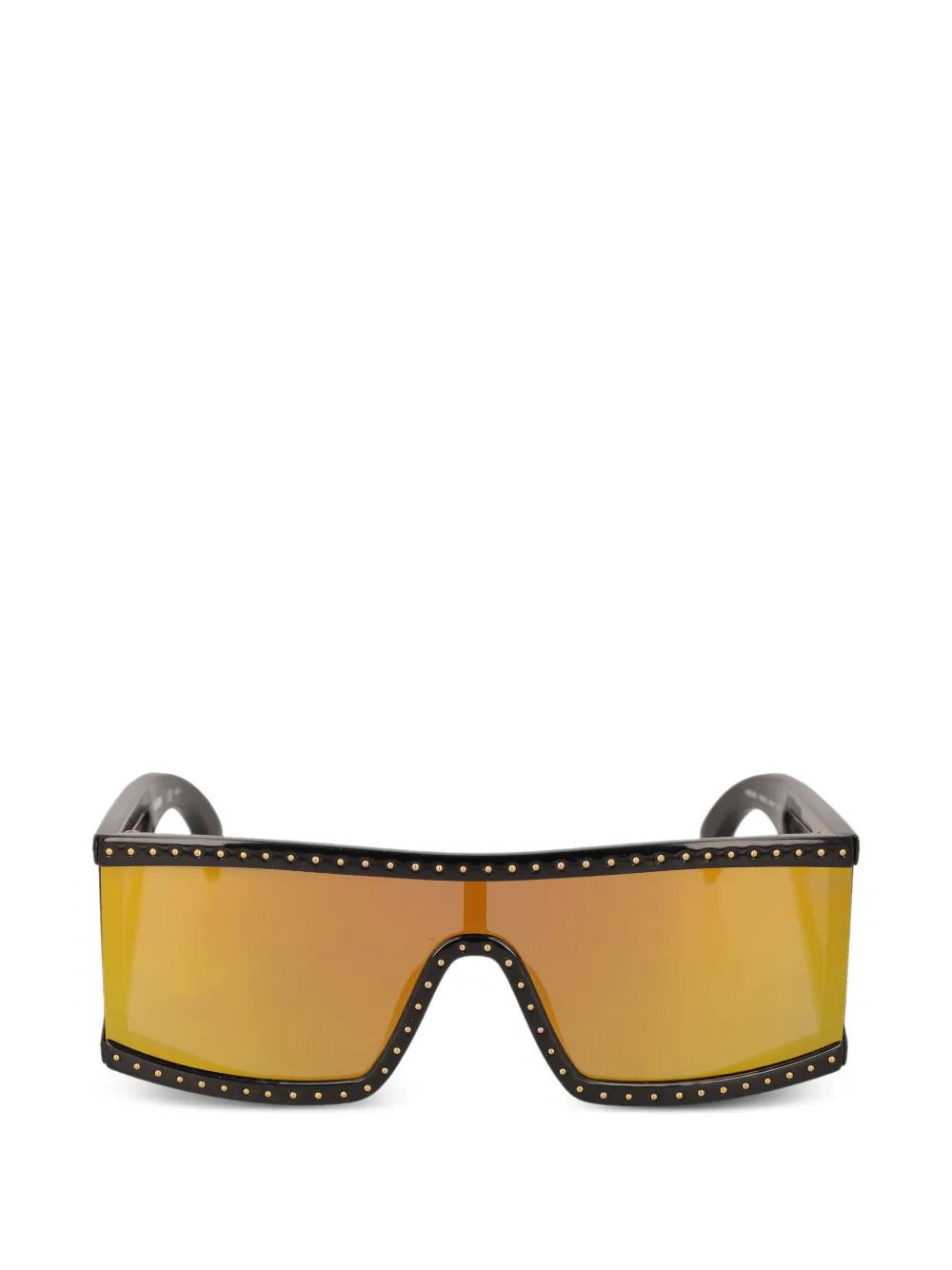 Moschino Pre-Owned golden studded sunglasses - Nero