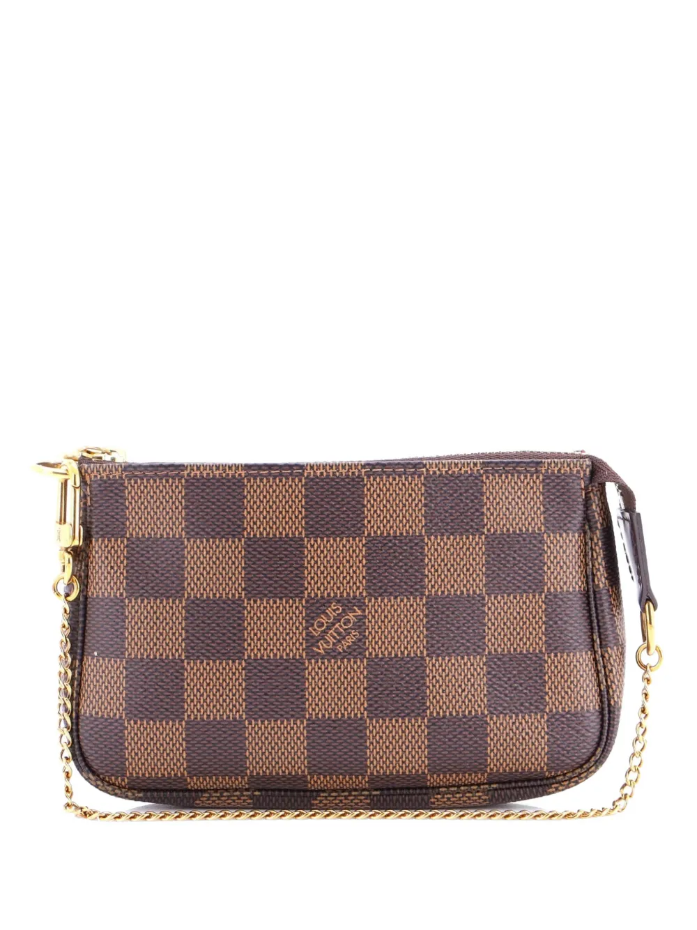 Louis Vuitton Pre-Owned Pochette Accessoires Damier Mini clutch bag - Marrone