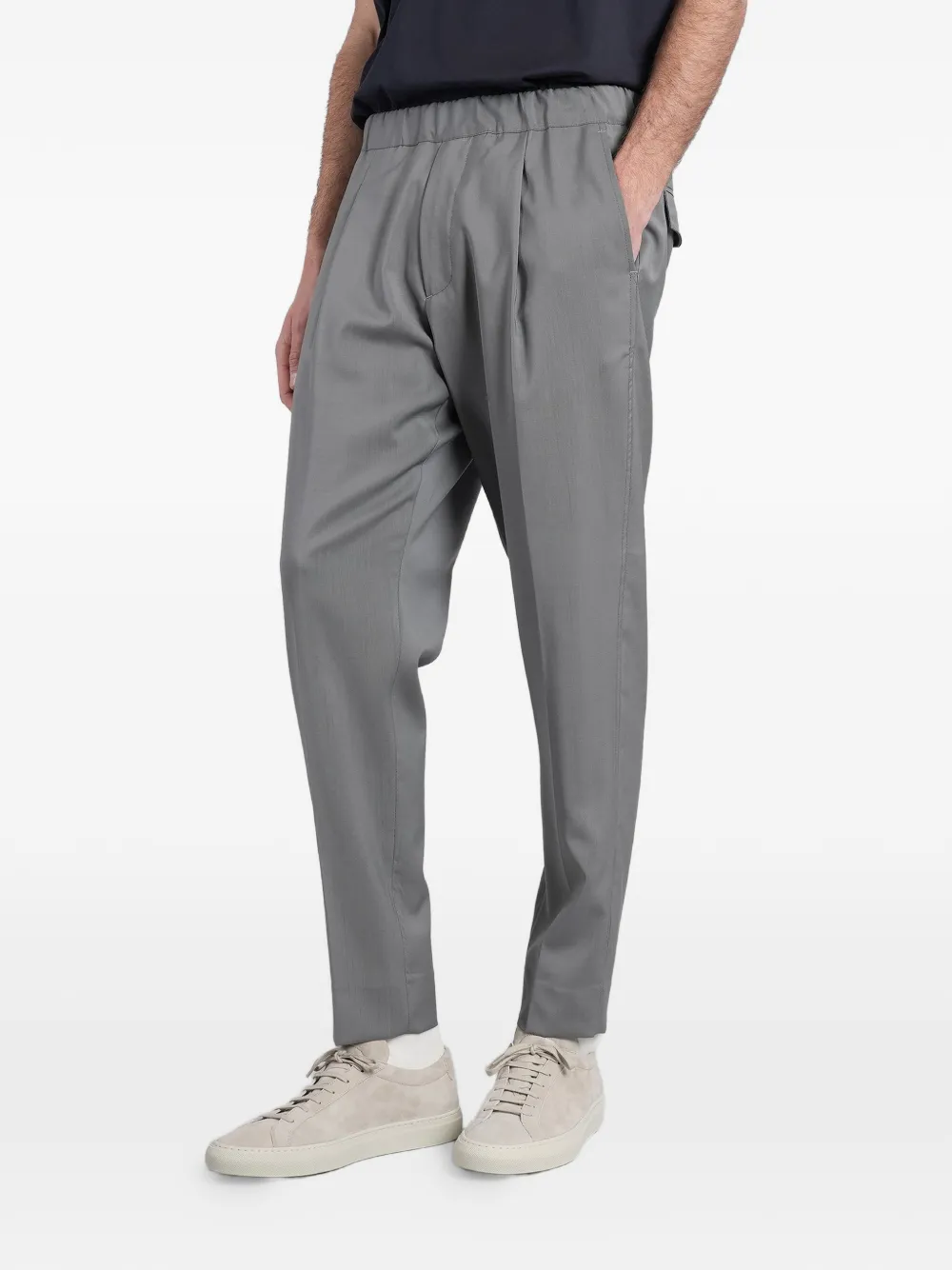 Low Brand New Tokyo broek met elastische taille Grijs