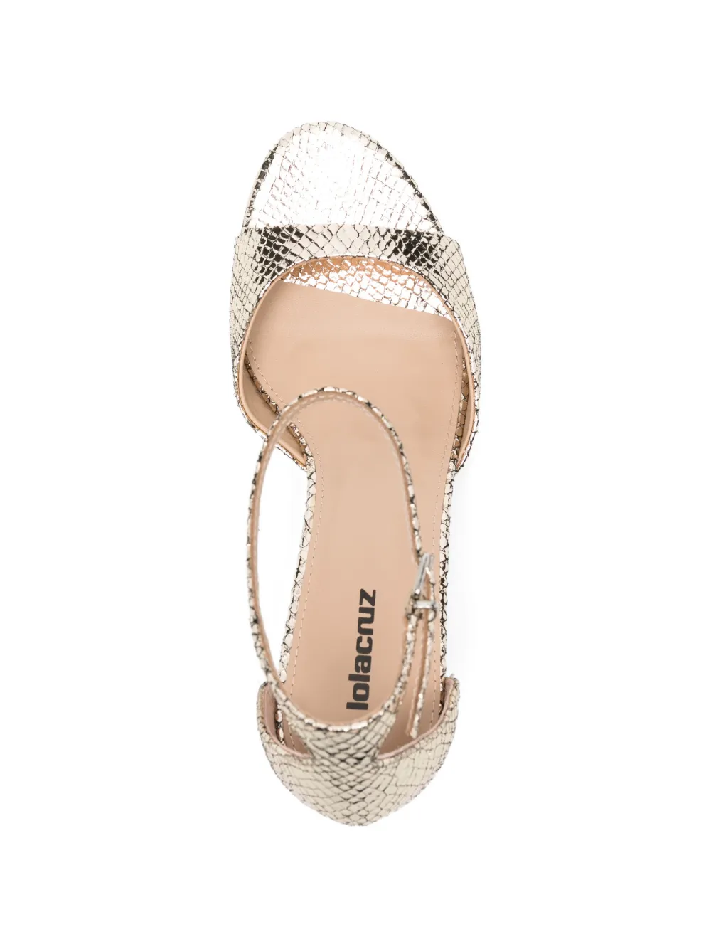 Lola Cruz ankle-strap sandals Goud