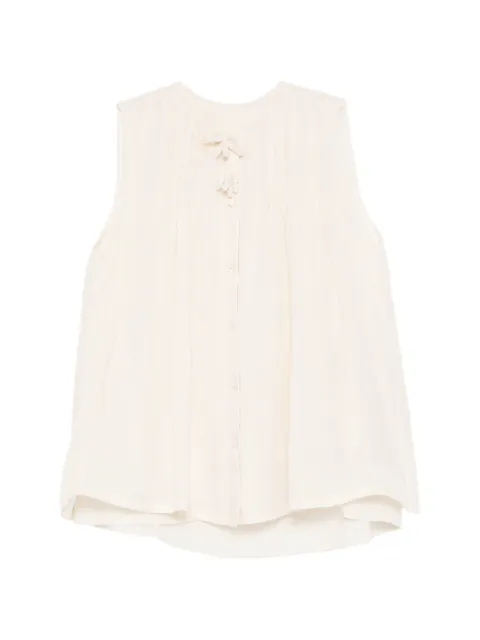 Kinyan Lam pleated vest