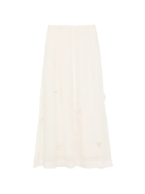 Kinyan Lam ramie maxi skirt