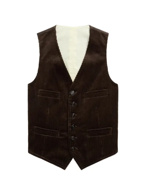 POLO RALPH LAUREN KIDS cotton corduroy vest