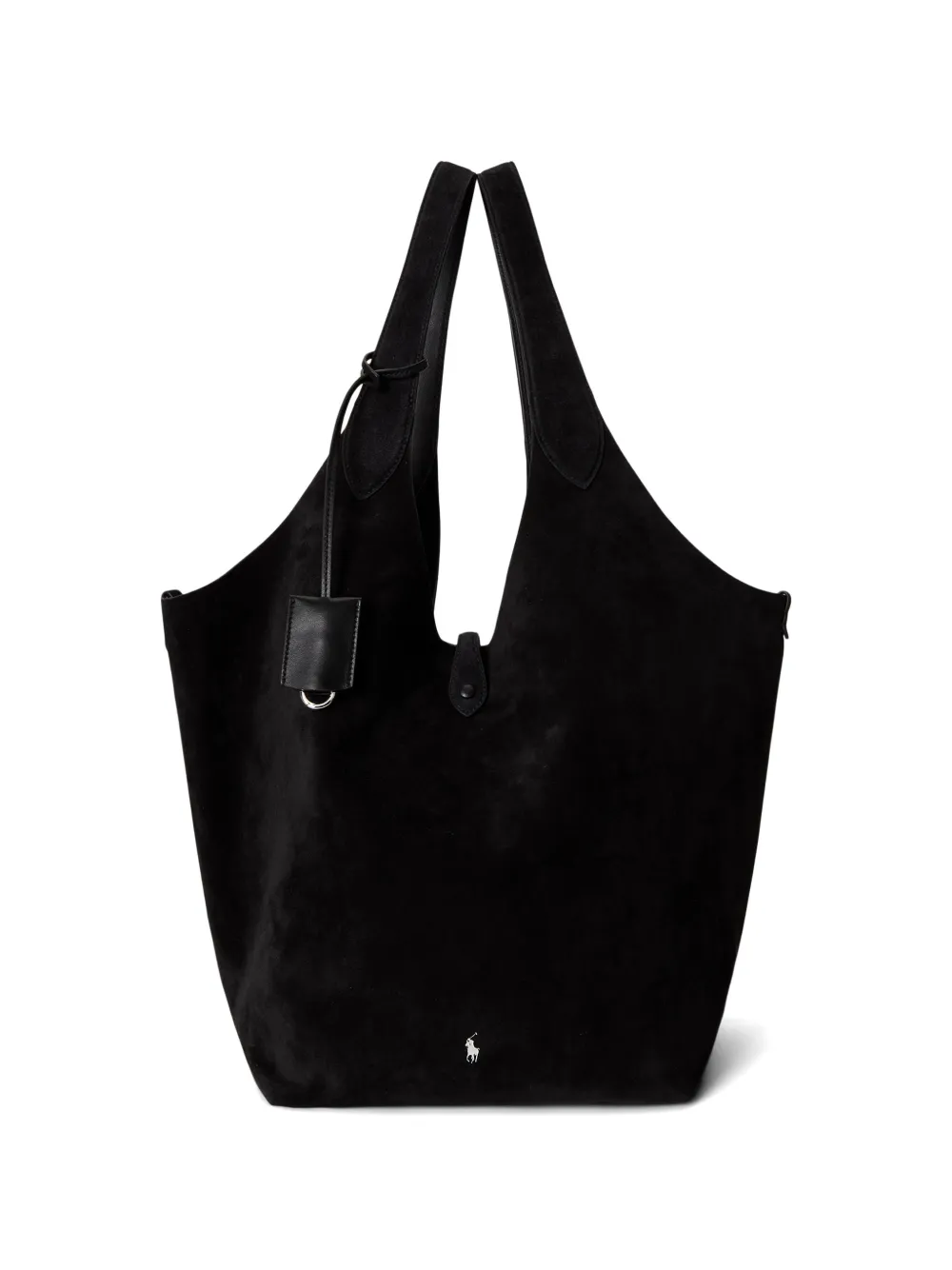 Polo Ralph Lauren Borsa tote Polo Play grande goffrata - Nero
