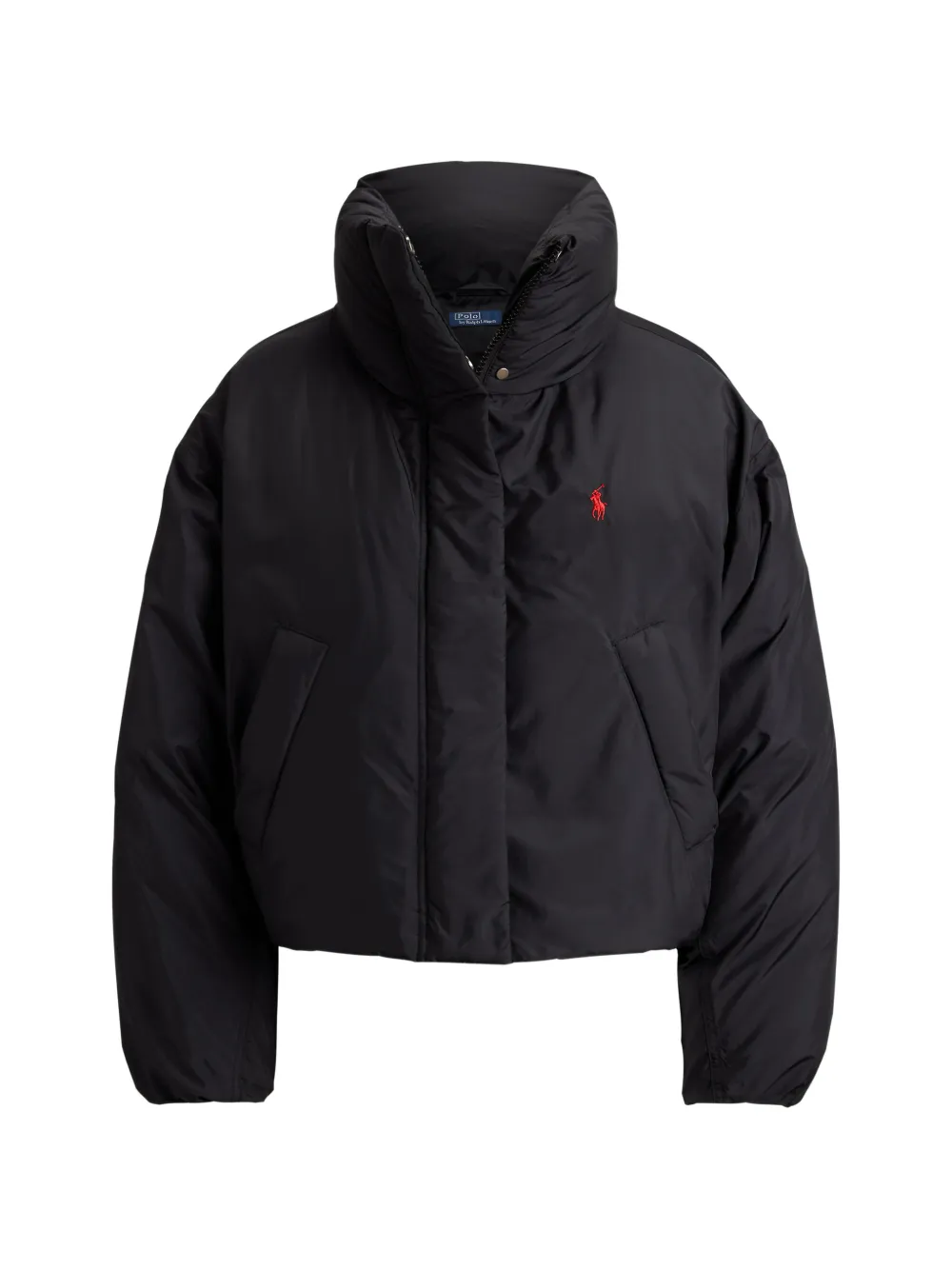 Polo Ralph Lauren Steppjacke mit Knopfverschluss - Schwarz