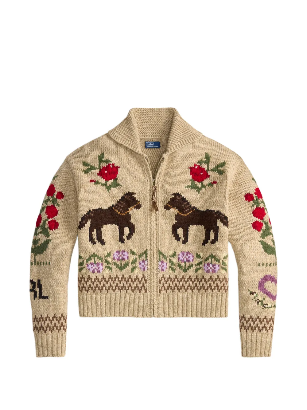 Polo Ralph Lauren Cardigan con collo a scialle - Toni neutri