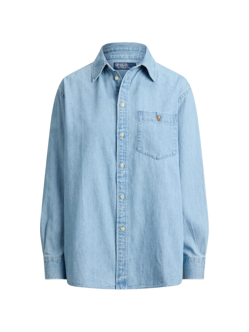 Polo Ralph Lauren Jeanshemd mit Brusttasche - Blau