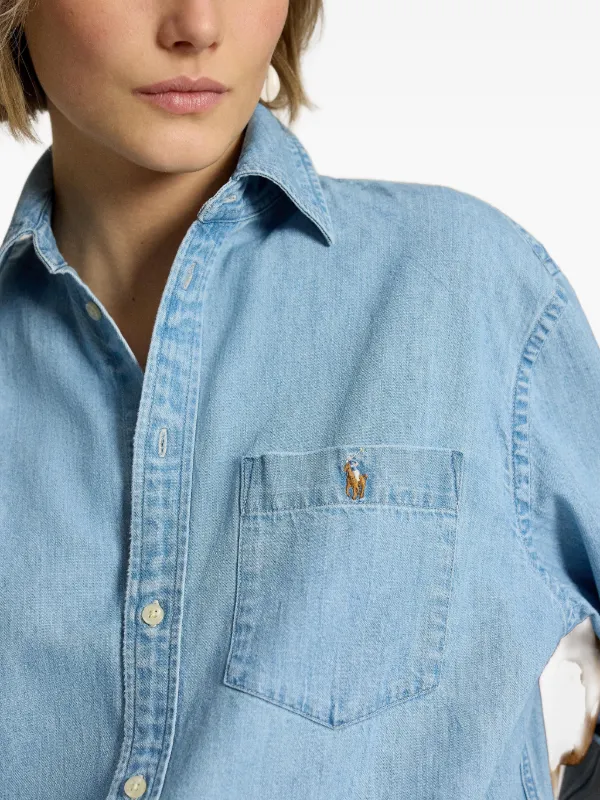 Polo Ralph Lauren ポケット デニムシャツ | ブルー | FARFETCH JP