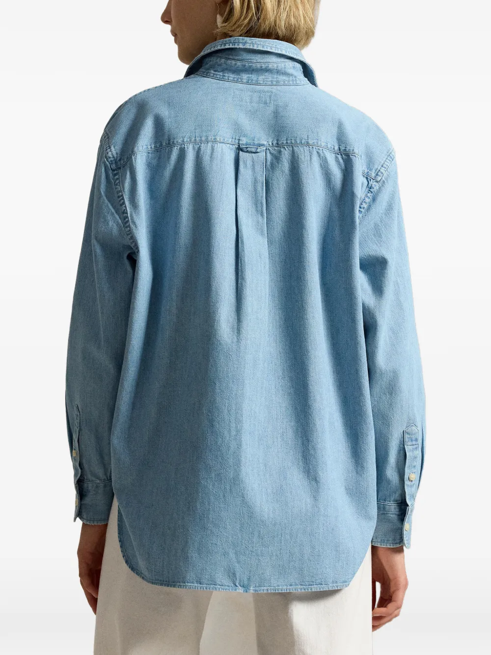Polo Ralph Lauren Denim blouse Blauw