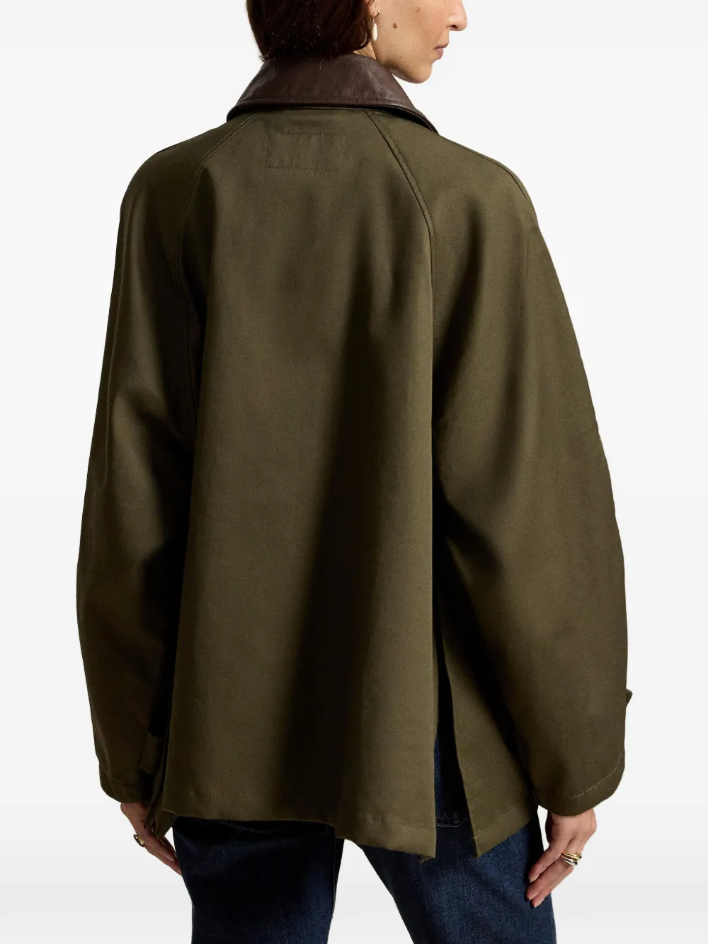 Polo Ralph Lauren Katoenen twill jack Groen