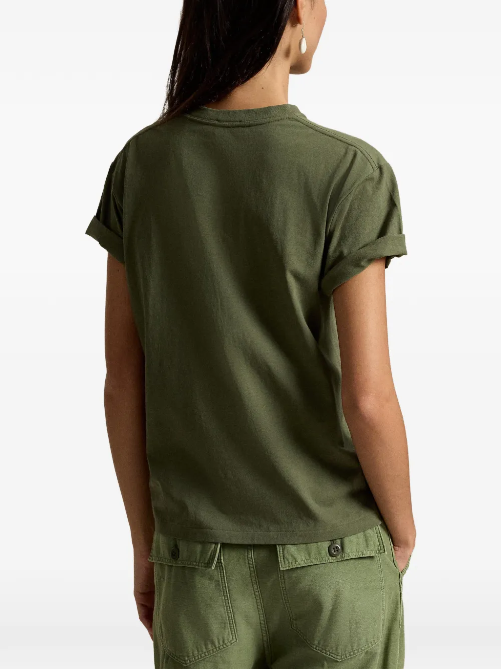 Polo Ralph Lauren katoenen T-shirt met Polo Bear-logo Groen