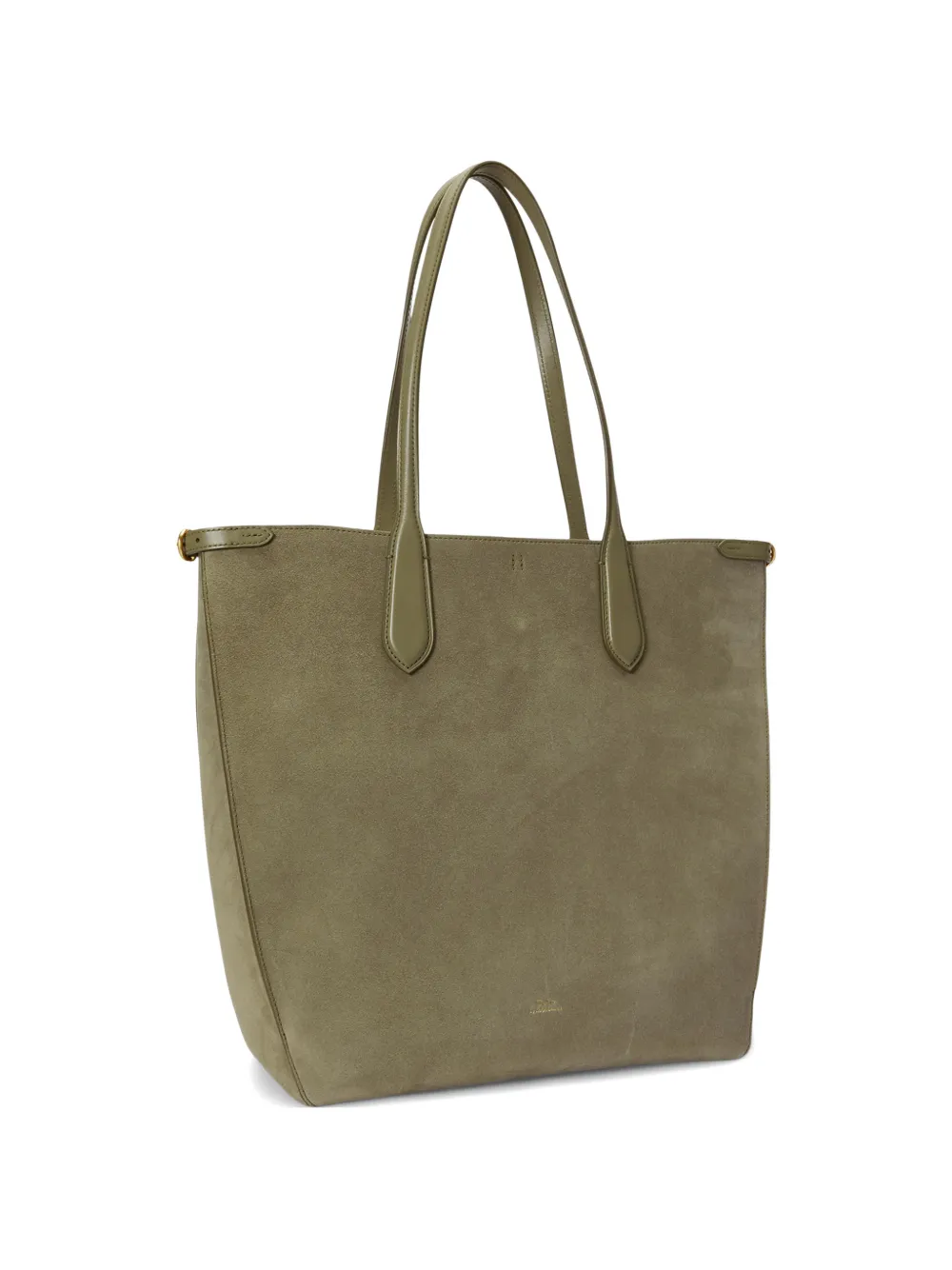 Polo Ralph Lauren Bellport shopper met suède gesp Groen