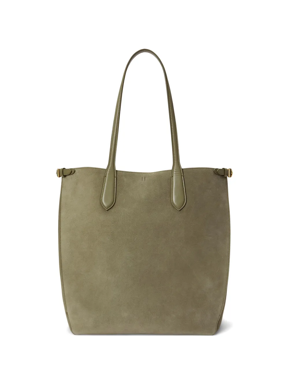 Polo Ralph Lauren Bellport shopper met suède gesp Groen