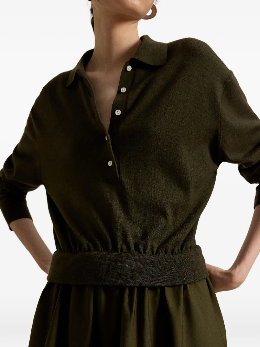 Polo Ralph Lauren Polojurk met lange mouwen Groen
