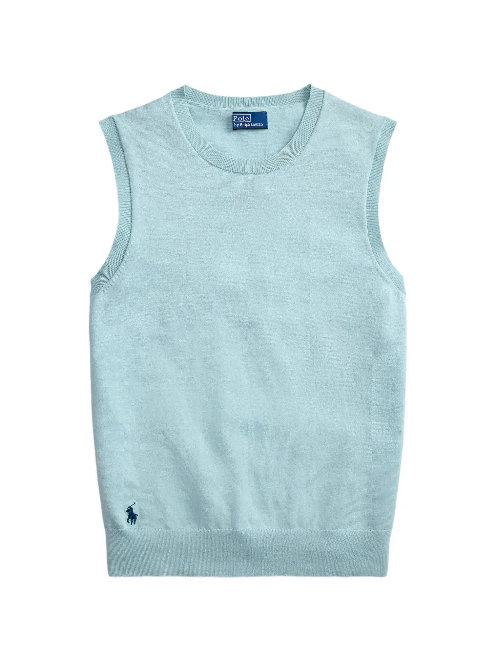 Polo Ralph Lauren Pony-embroidered sleeveless sweater - Verde