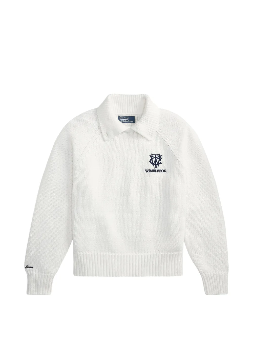 Polo Ralph Lauren Maglione con ricamo - Bianco