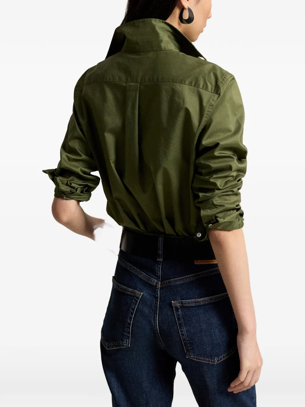 Polo Ralph Lauren Blouse met borduurwerk Groen